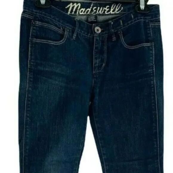 Madewell Women's Blue Regular Fit 5 Pockets Skinny Leg Denim Jeans Size 24X32 - Picture 2 of 7